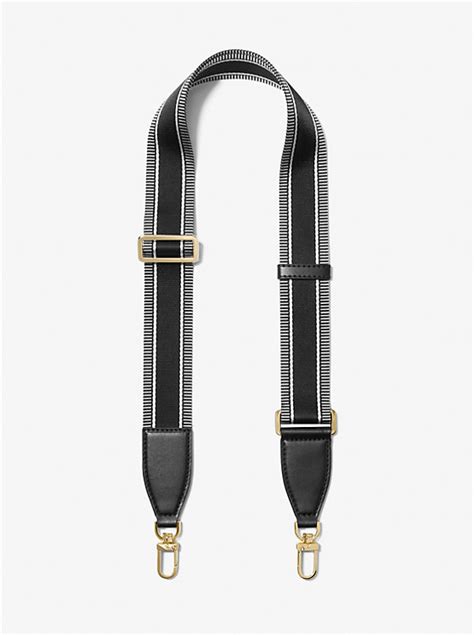 Striped Nylon Bag Strap 